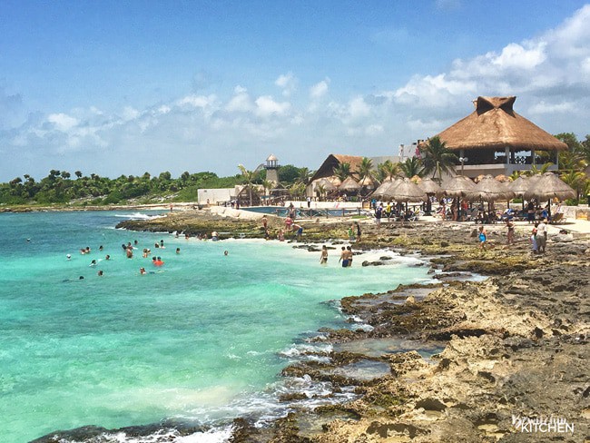 Costa Maya, Mexico. Off the cruise ship port with the Carnival Magic.