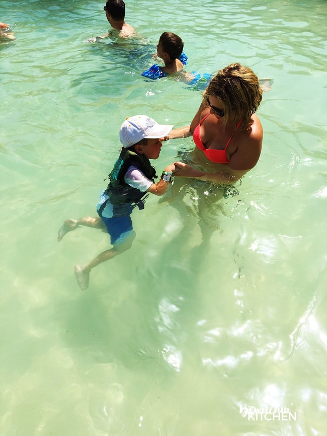 Lost Mayan Kingdom Adventure Park in Costa Maya, Mexico. This waterpark is perfect for family travel.