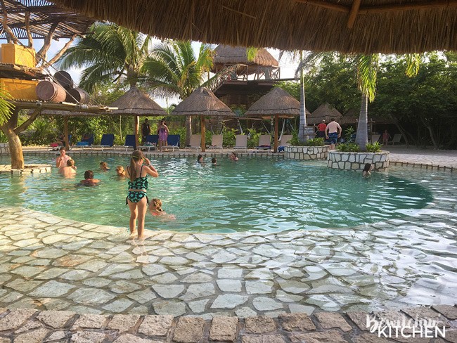 Lost Mayan Kingdom Adventure Park in Costa Maya, Mexico. This waterpark is perfect for family travel.