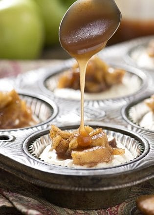 Easy to make, no bake Mini Apple and Salted Caramel Cheesecakes for any occasion! The recipe is simple to make and big on taste! I love caramel recipes.