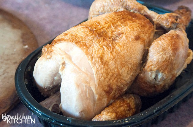 roasted rotisserie chicken