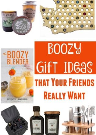 Boozy Gift Ideas (that your friends really want) - Whether it is the office White Elephant Party or coming up with gift ideas for everyone on your list, don't overthink it, give a boozy gift! Here are a few boozy gift ideas that your friends really want this year.