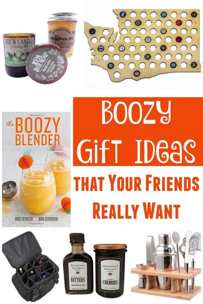 Boozy Gift Ideas (that your friends really want) - Whether it is the office White Elephant Party or coming up with gift ideas for everyone on your list, don't overthink it, give a boozy gift! Here are a few boozy gift ideas that your friends really want this year.