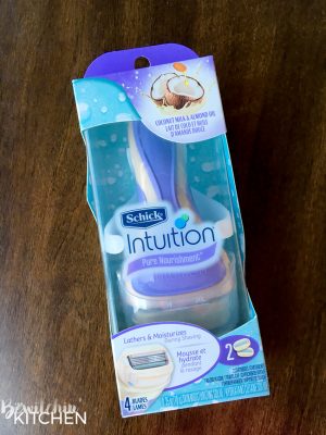 I love this razor. The Schick Intuition keeps my legs moisturized, soft and smooth.