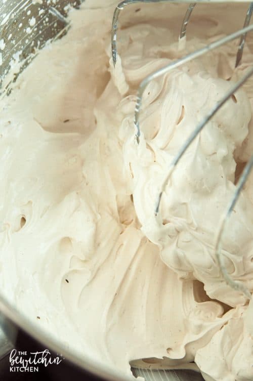 Christmas Meringues with Eggnog Buttercream | The Bewitchin' Kitchen