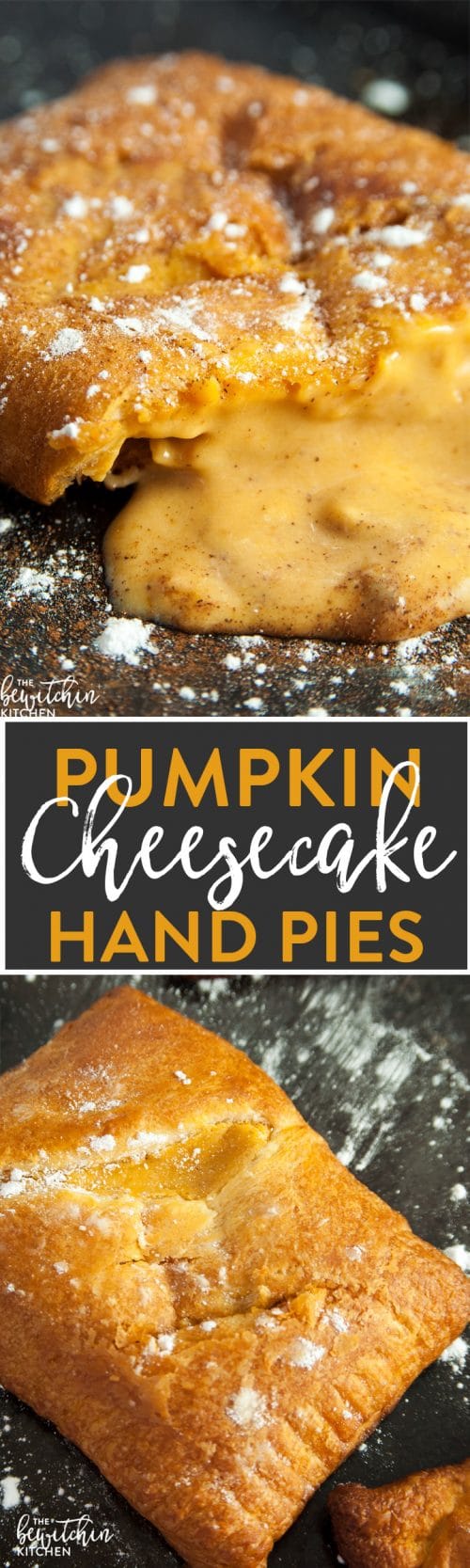 Pumpkin Cheesecake Hand Pies - whether you call them hand pies or turnovers these pumpkin pastry desserts are delicious recipe to make. They're easy and take less than 20 minutes!