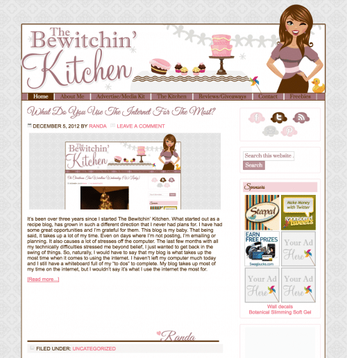 Throwback The Bewitchin Kitchen 2012