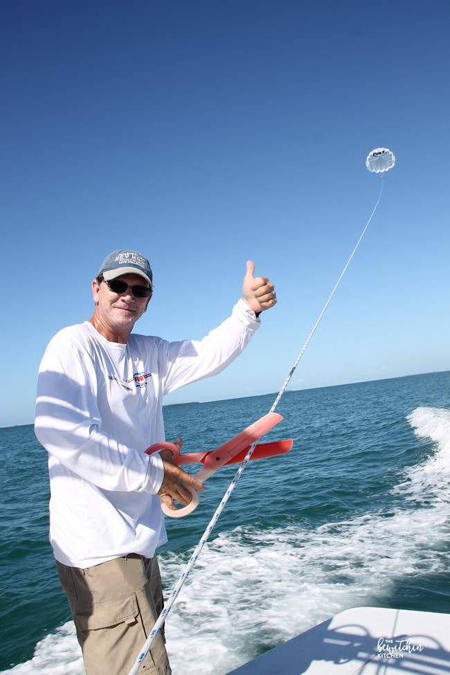 Parasailing in Key West Florida with Fury Water Adventures. This is a travel bucket list item and I was able to cross it off my 30 before 30. Best of all I had the beautiful view of the Florida Keys!