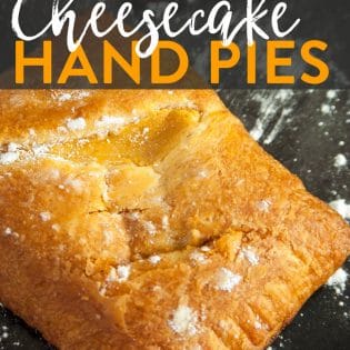 Pumpkin Pie Cheesecake Hand Pies - whether you call them hand pies or turnovers these pumpkin pastry desserts are delicious recipe to make. They're easy and take less than 20 minutes!