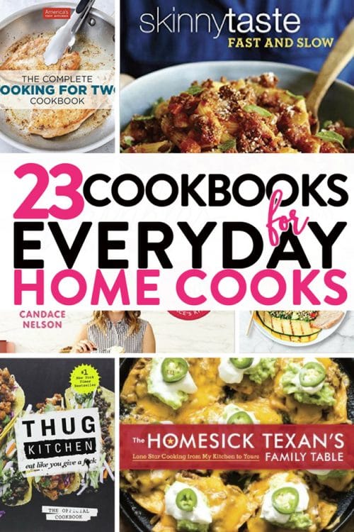 23 cookbook gift ideas for the everyday home cook. If you have someone on your gift list that loves to cook, these are the cookbooks to buy!