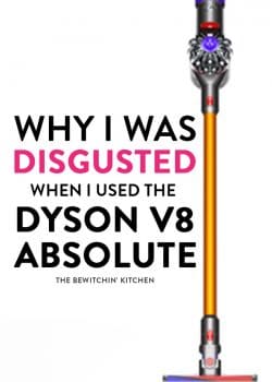 Why I was disgusted when I used the Dyson V8 Absolute - cleaning has never been so gross.