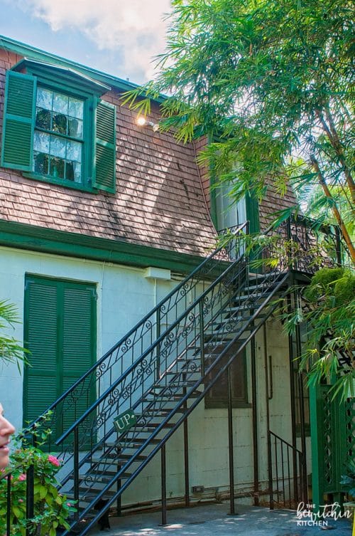 The Ernest Hemingway House in Key West, Florida. A museum of the writer and it's the home to 50 polydactyl cats! A great travel stop when you're on vacation in the keys.