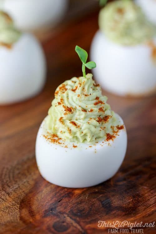 Avocado Devilled Eggs