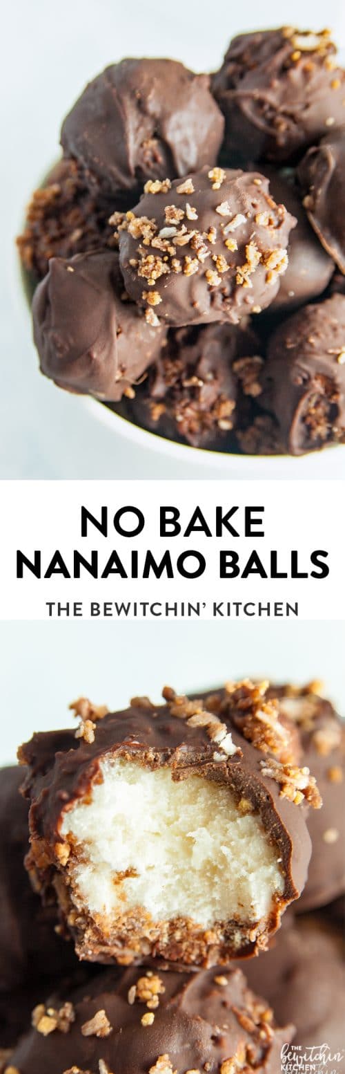 No Bake Nanaimo Balls are a twist on the classic Canadian dessert recipe, Nanaimo bars. Making this sweet confection, a bite-sized treat.