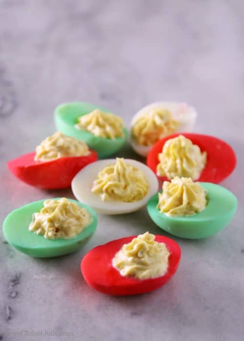 Classic Devilled Eggs with a Holiday Twist 