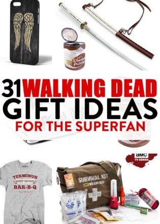 The Walking Dead gift ideas for the zombie superfan on your gift list. There are over 31 Walking Dead gifts here!