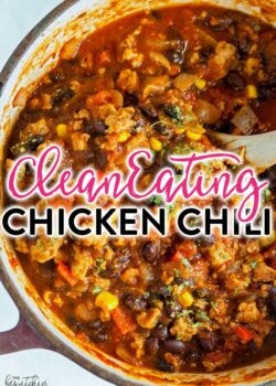 21 day fix lunch ideas. Clean Eating Chicken Chili - this hearty and healthy chili recipe is lightened up with ground chicken. It can be classified as paleo, depending on how strict your follow the diet.
