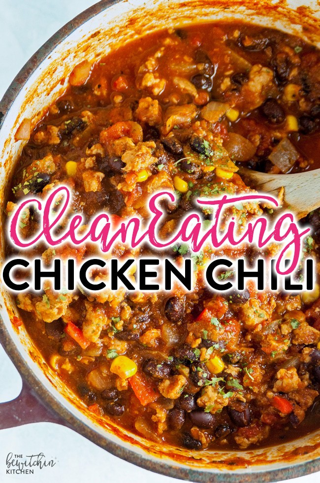 Clean Eating Ground Chicken Chili + Video | The Bewitchin' Kitchen