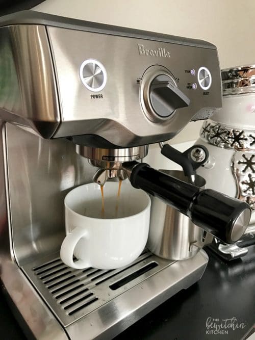 Make lattes and specialty coffees at home with the Breville Duo Temp Pro Espresso Maker