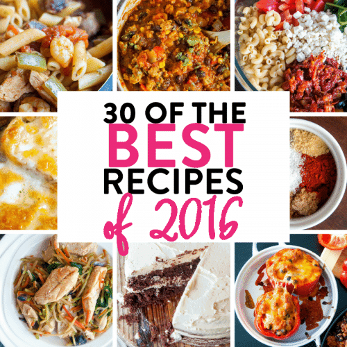 30 of the best recipes of 2016 from The Bewitchin' Kitchen. Healthy dinners, delicious desserts and more meal ideas! (Includes Paleo and Whole30 meals.)