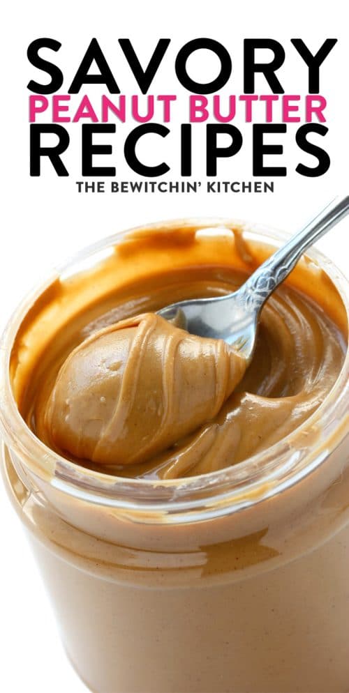 Peanut Butter Recipes are not always just for desserts, there are many recipes for snacks and dinners too. Check out these Savory Peanut Butter Recipes.