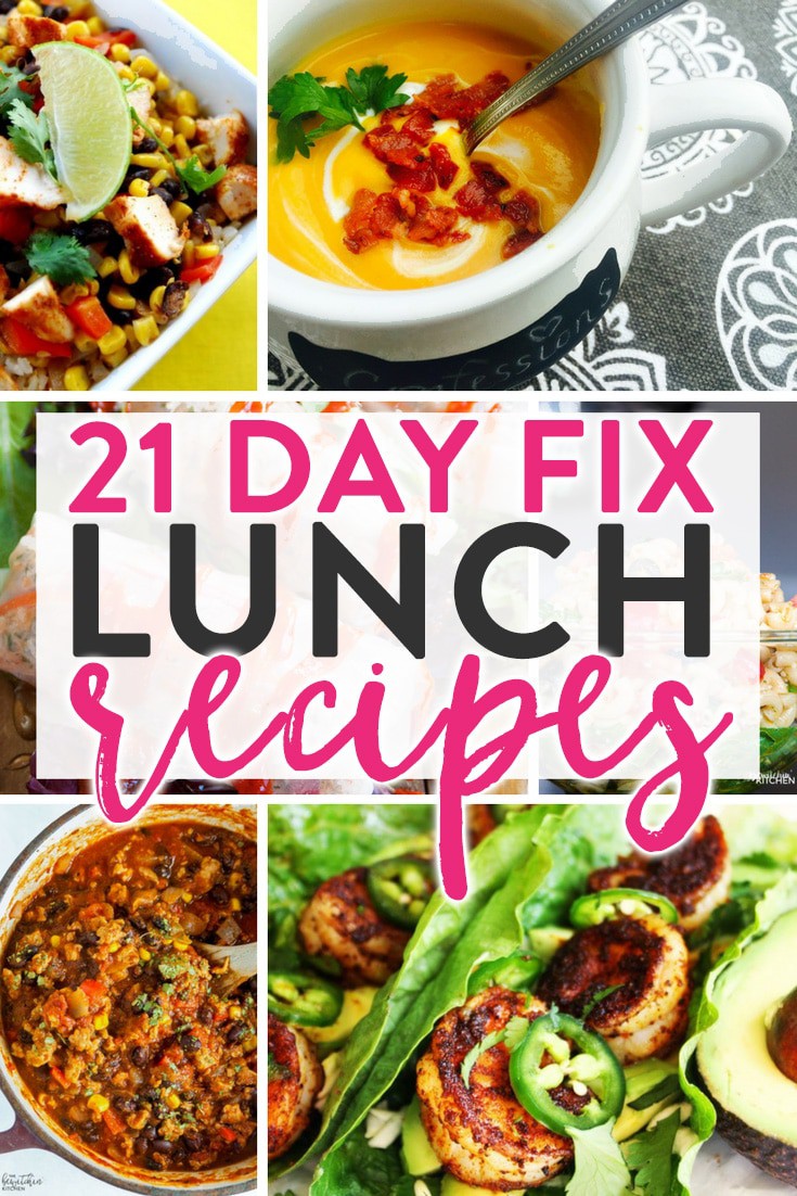 21 Day Fix Lunch Recipes