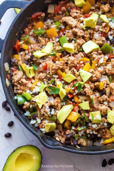 21 day fix turkey taco skillet