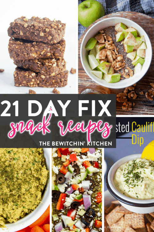 21 Day Fix snack ideas featured on the ULTIMATE 21 Day Fix resource guide - features reviews, 21 day fix results, and recipes.
