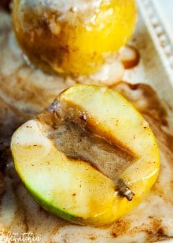 Baked Apples with Coconut Cream. This dairy free dessert is a healthier twist on apple pie.