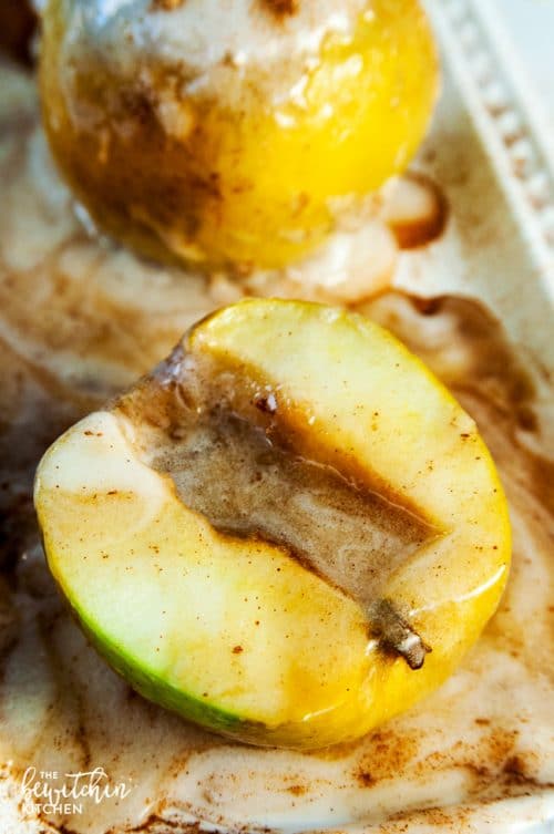 Baked Apples with Coconut Cream. This dairy free dessert is a healthier twist on apple pie.