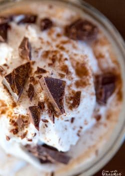Boozy Winter Coffee - a grown up coffee with gingerbread Kahlua and Baileys Irish Cream.
