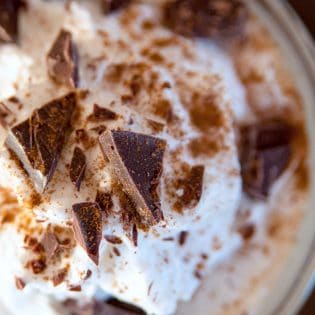 Boozy Winter Coffee - a grown up coffee with gingerbread Kahlua and Baileys Irish Cream.