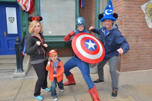 Captain America at Disneyland's California Adventure