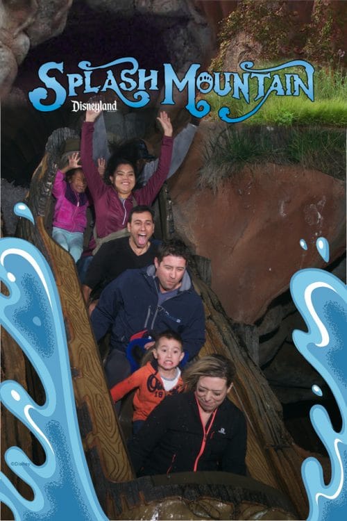 Splash Mountain at Disneyland and the beauty shots that are captured.