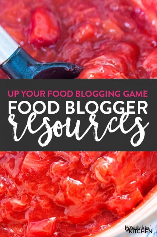 Want to up your food blogging game? Check out my favorite food blogging resources from education to tools to supplies and gear.
