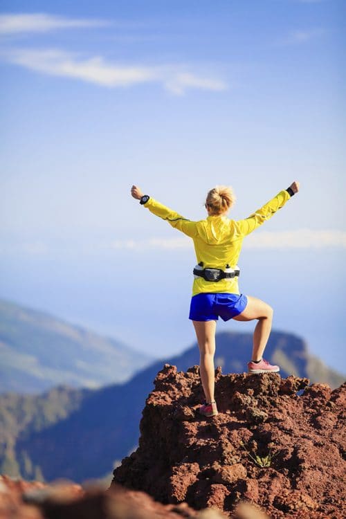 5 Ways To Get Fit On a Budget - walking, hiking, or even mountain climbing is a great workout!