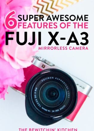6 super awesome features of the Fuji X-A3. A mirrorless camera that's perfect for family and blog photography. My favorite use: travel.