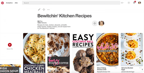 How to meal plan using Pinterest - step 1