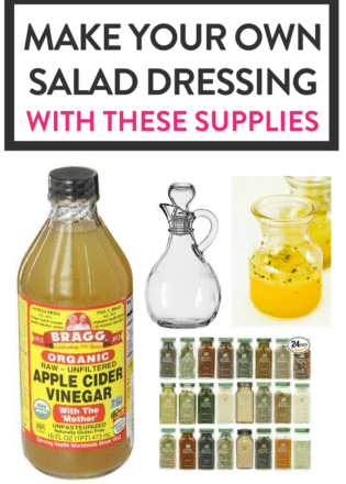 Make your own salad dressings and vinaigrettes with these supplies. Save money, get healthy, and make dinner great again!