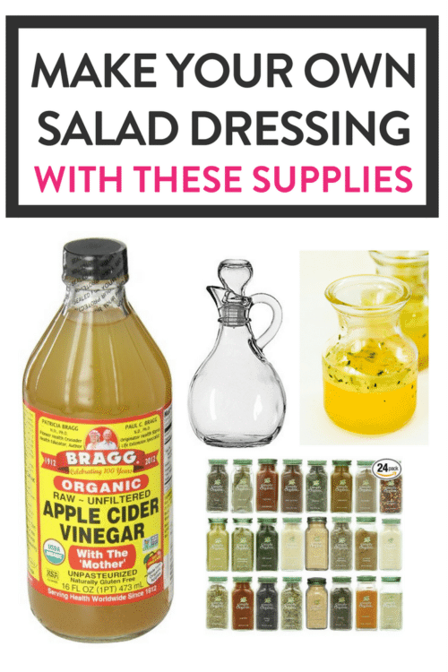 Make your own salad dressing and vinaigrettes with these supplies. Save money, get healthy, and make dinner great again!