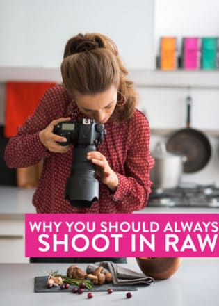 One of my favorite food blogging photography tips: shooting raw. Here are 5 reasons why you should be doing it!