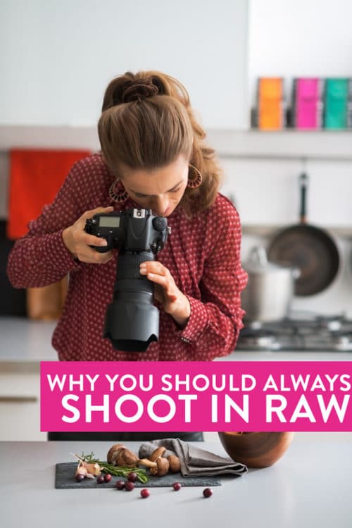 One of my favorite food blogging photography tips: shooting raw. Here are 5 reasons why you should be doing it!