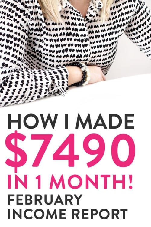 How I made $7490.56 in one month. The Bewitchin' Kitchen's February blogger income report breaks down where the income is from plus expenses.