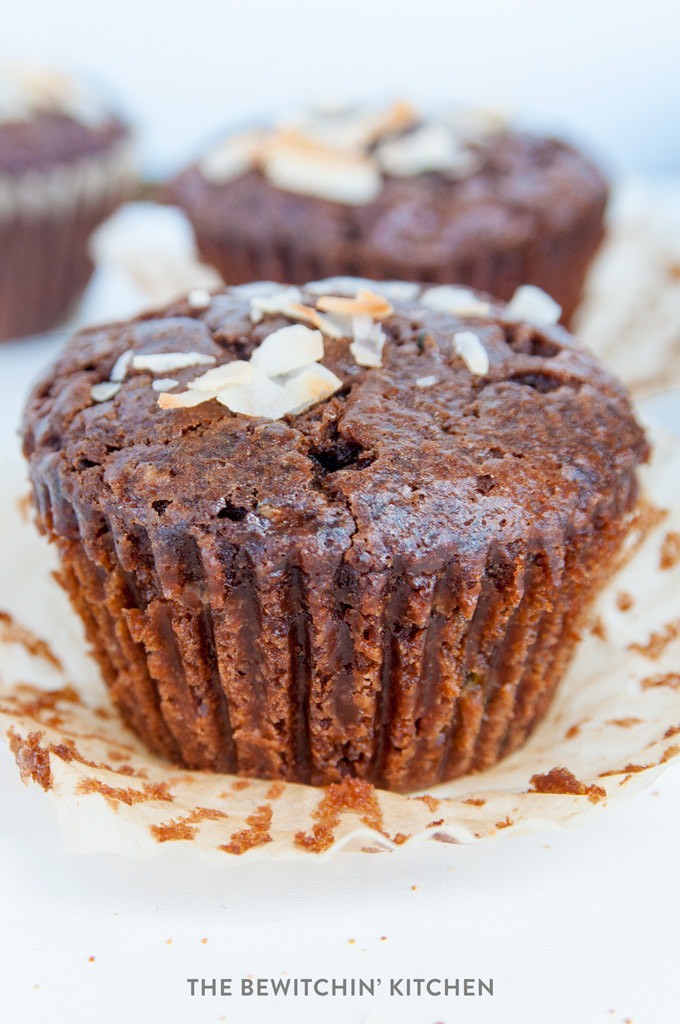 Coconut Chocolate Muffins | The Bewitchin' Kitchen