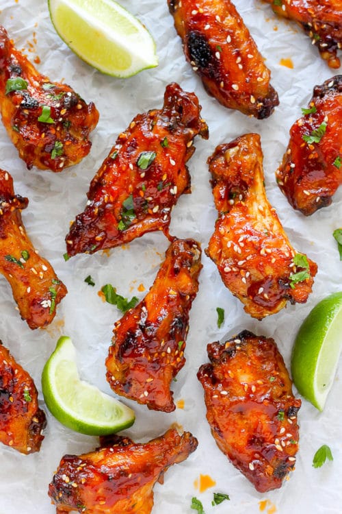 Sweet Spicy Sriracha Wings