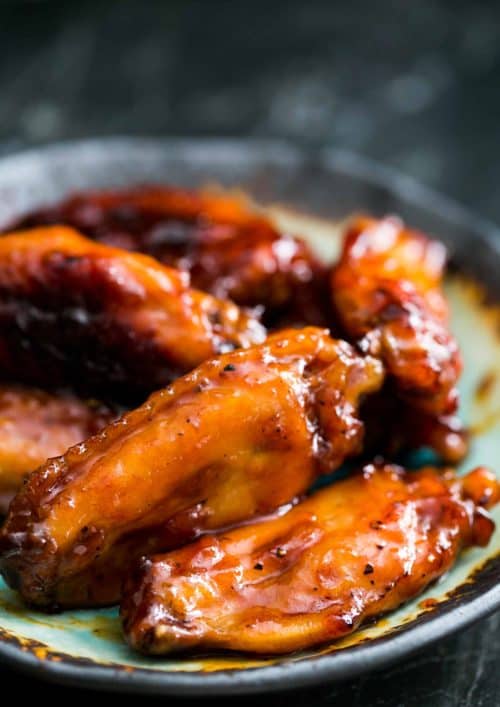bourbon-maple-glazed-chicken-wings