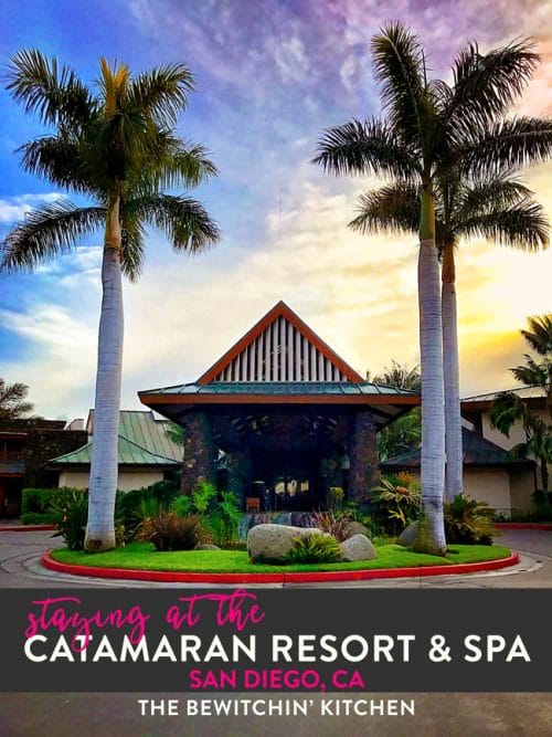 I loved staying at the Catamaran Resort and Spa located in Mission Bay. It's one of the beautiful beach resorts in San Diego, California. Perfect for family travel.