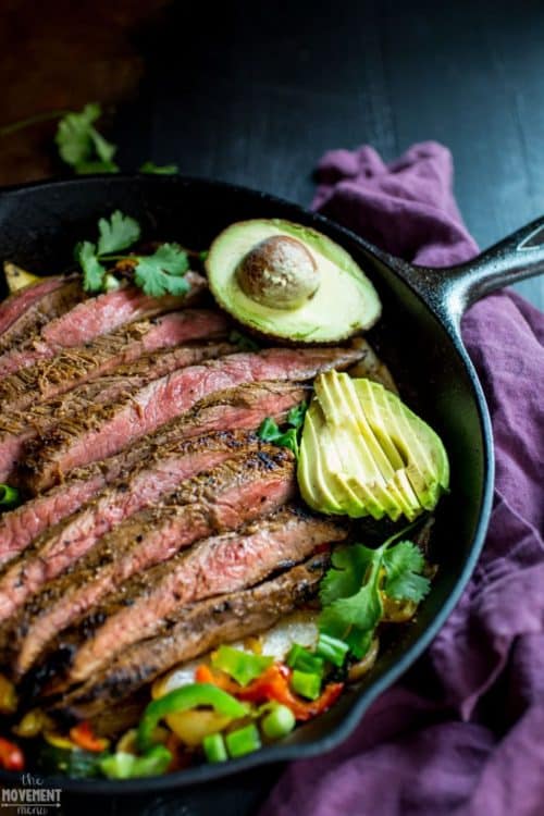 Whole30-Easy-Steak-Fajitas