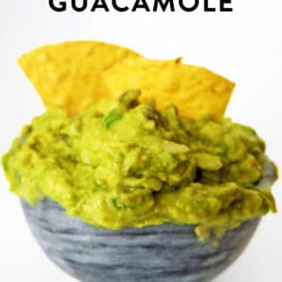 This authentic guacamole recipe was brought back from my recent Mexico travels. This clean eating, healthy snack recipe is whole30 and paleo plus its only 5 ingredients!