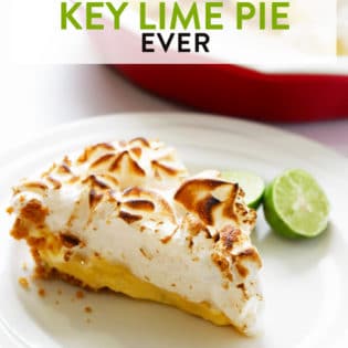 The best key lime pie recipe EVER. This Florida Key dessert recipe is one of my favorites. Whether you top it with meringue or whipped cream, you can't go wrong with the world's best key lime pie!